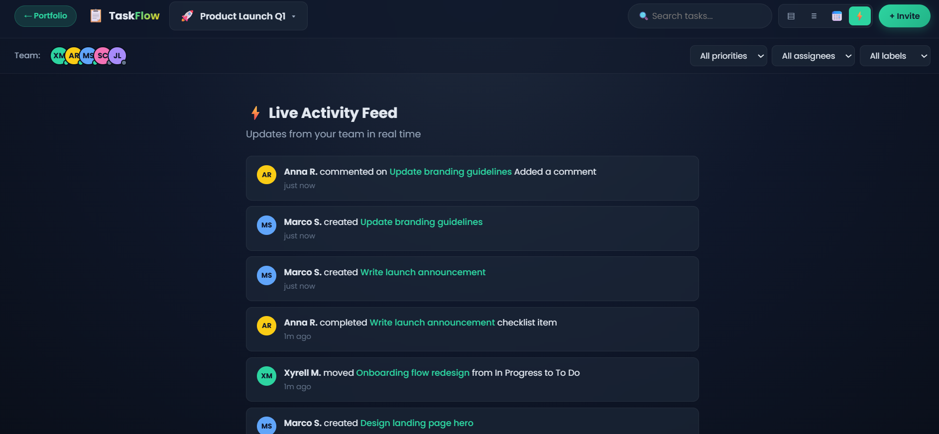 TaskFlow Screenshot 4